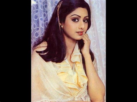 Sridevi On Being Called Sex Siren Sridevi Say She Look Sexy In Saree