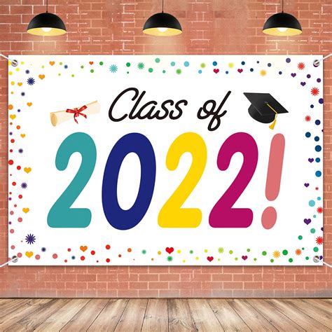 Graduation Banner 2022 Graduation Banner Class Of 2022 For High