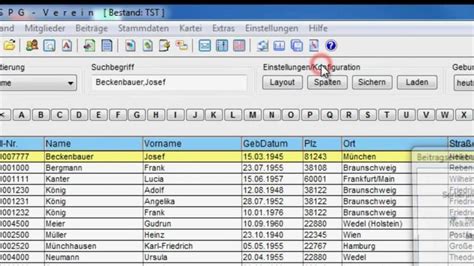 Mitgliederliste Verein Vorlage Excel Einzigartig Beitragserhebung Mit