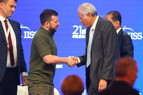 Shangri La Dialogue In Singapore Zelensky Calls On Asia To Join