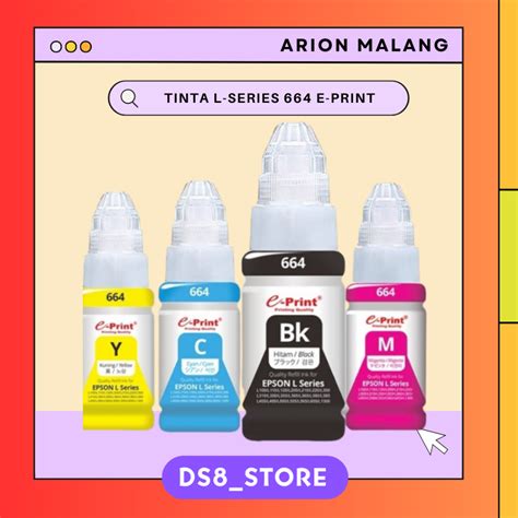 Jual Tinta Printer Epson 664 L SERIES 80ml E PRINT Shopee Indonesia