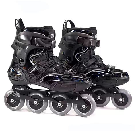 POWERSLIDE S4 Patines En L Nea De Cuero Para Adulto Zapatos