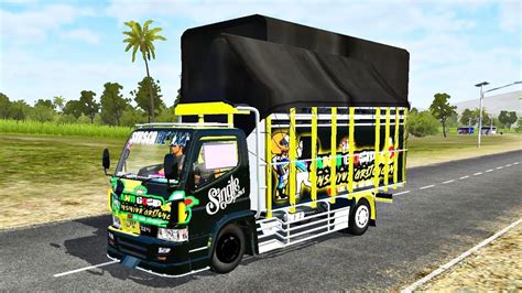 Mod Bussid Truck Canter Mukhlas S3 Full Animasi Anti Gosip Mod