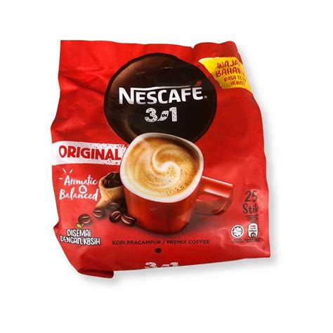 NESCAFE 3 In 1 Original Premix Coffee 18g 25 Sticks Pack Of 1 EBay