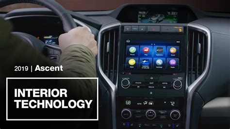 2019 Subaru Ascent Interior Technology Youtube