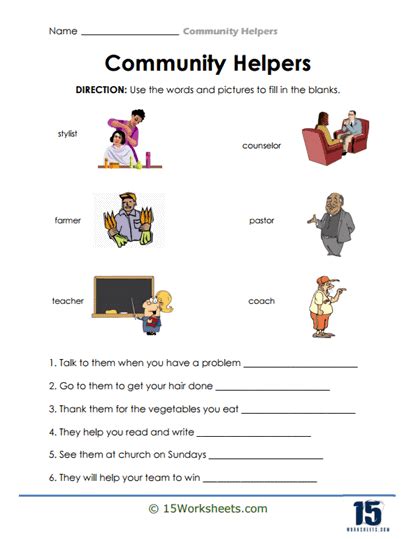 Community Helpers Counting Worksheets The Teaching Aunt Worksheets