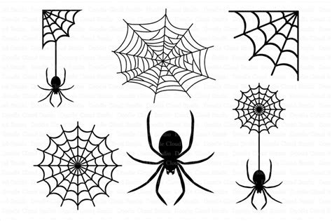 Spiders And Spider Web Svg Files For Silhouette Cameo And Cricut