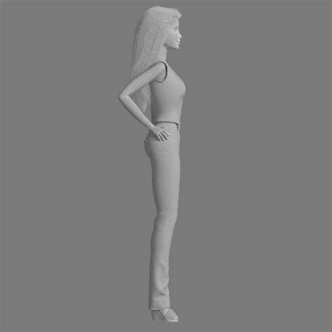 3d Model Barbie Doll Nude