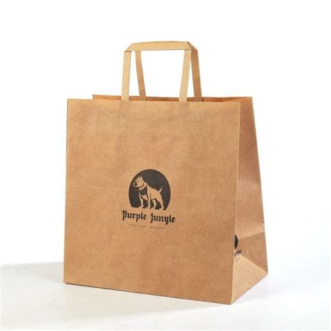 Custom Sized Brown Kraft Paper Bag Kraft Paper Bag Manufacturers Custom Kraft Paper Bag Supplier