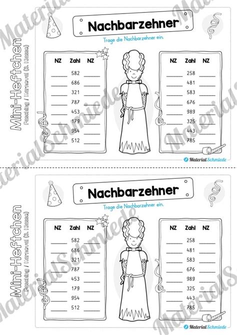 Mini Heft Fasching Karneval Klasse Arbeitsbl Tter