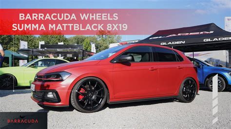 Zoll F R Polo Gti Aw Mit Barracuda Summa Felgen Wheels Youtube