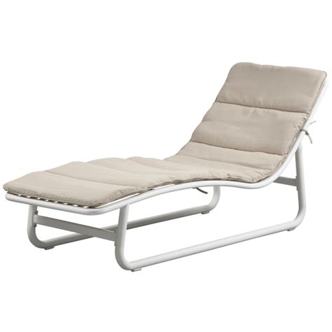 De Eekhoorn Mulberry Round Lounge Bed Aluminum Sand