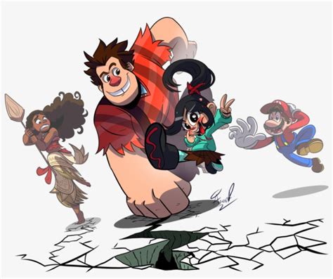 Wrecks Deviantart Wreck It Wreck It Ralph 2 Fanart 1022x781 Png Download Pngkit