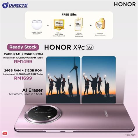 DirectD Retail Wholesale Sdn Bhd Online Store HONOR X9c 5G