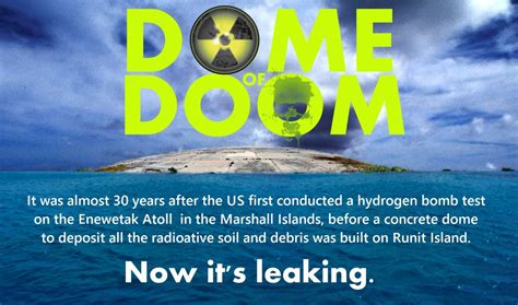 DOME DOOM! Runit Island DOME Is LEAKING RADIOACTIVE Waste Into Ocean!