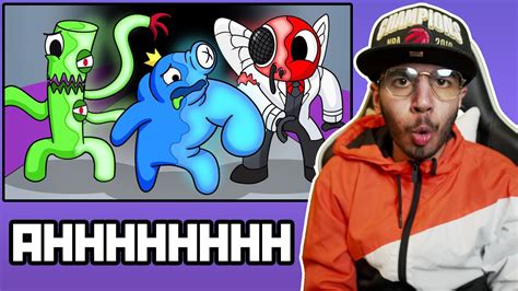 Rainbow Friends But They Re MUTANTS Gametoons Reaction YouTube