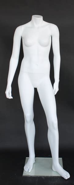 Matte White Female Headless Mannequin Small Adult Or Junior Height