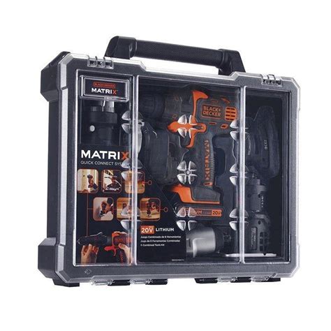 Kit Ferramenta Combinada Em Matrix V Black Decker Bdcdm Kitc Br