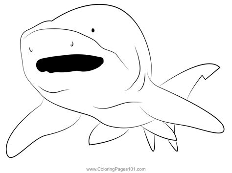 The Bull Shark Coloring Page For Kids Free Sharks Printable Coloring