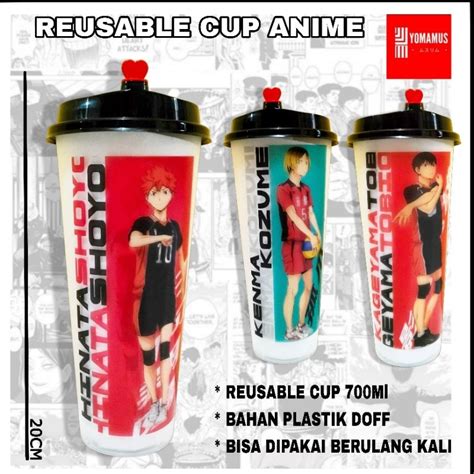 Jual Reusable Cup Tumbler Plastik Cangkir Es Krim Botol Minum