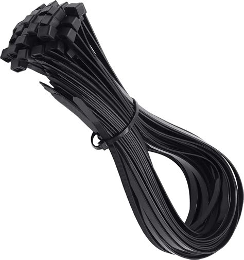 Amazon Cable Zip Ties Heavy Duty Inch Strong Large Black Zip