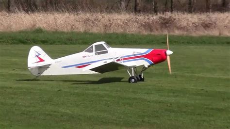 Hangar 9 33 Piper Pawnee Giant Scale Takeoff And Landing YouTube