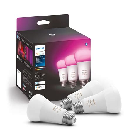 Buy Philips Hue White And Color Ambiance A E Led Smart Bulb