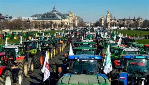 Protesta De Agricultores Franceses Provoca Embotellamientos En París Diario Octubre