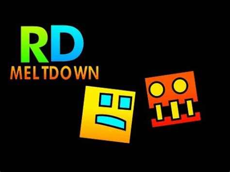 Geometry Dash Robtop Dash Meltdown Stage Hard Youtube