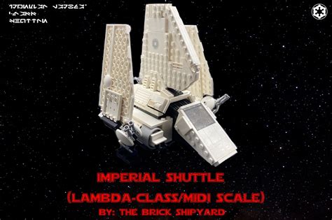 Lego Moc Imperial Shuttle Lambda Class Midi Scale By Thebrickshipyard Rebrickable Build