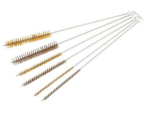 Round Tube And Pipe Wire Brushes Spiral Wire Brush Set Brass