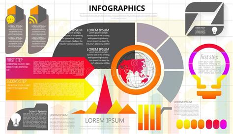 Elementos Infographic Da Etiqueta Moderna Da Etapa Do Sum Rio Do Vetor