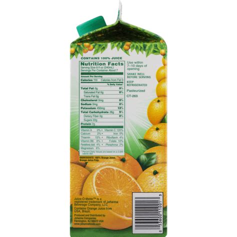 Tree Ripe Some Pulp Premium Natural Orange Juice Carton 59 Fl Oz Shipt