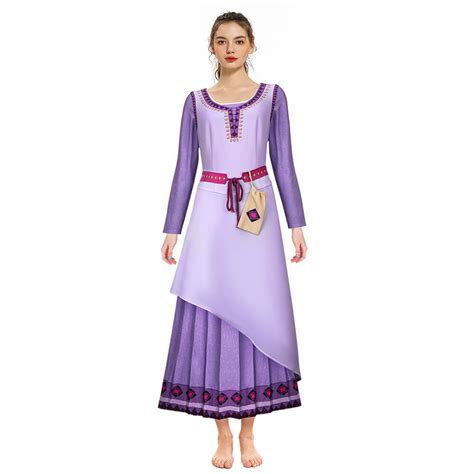 Disney Wish Asha Dress Cosplay Costume Hallowcos