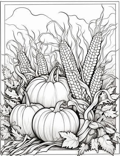 Dive Into Fall Coloring Pages Artistic Activity