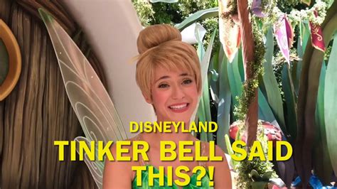 Tinker Bell Said This About Wendy Disneyland 2022 Disney Youtube