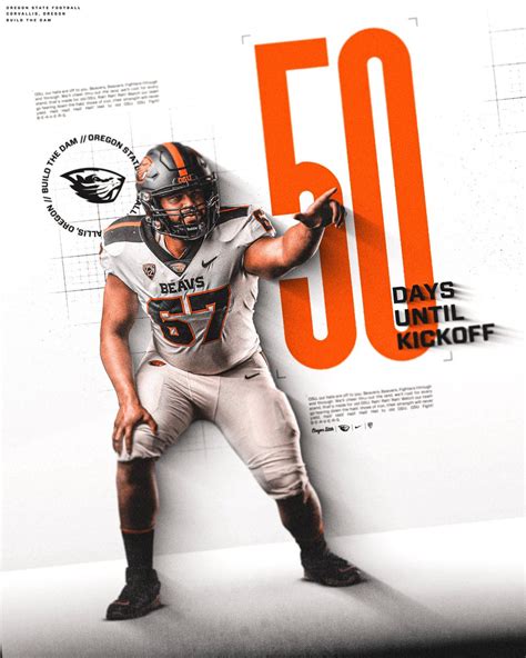 Oregon State Football On Twitter 50 DAYS UNTIL BEAVER FOOTBALL IS BACK