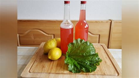 Rhabarber Sirup Rhubarb Syrup Youtube