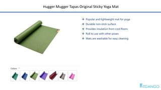 Hugger Mugger Tapas Original Sticky Yoga Mat Ppt