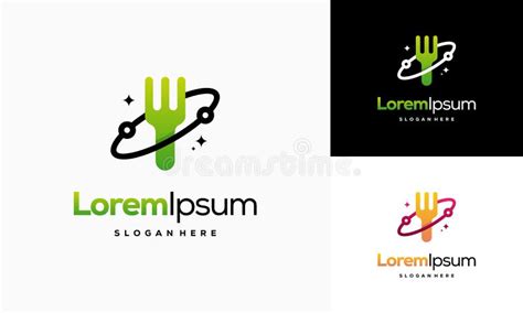 Food Tech Logo Designs Concept Vector Food Planet Logo Designs Concept