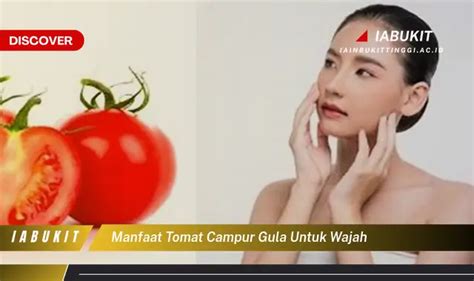 Ketahui Manfaat Tomat Campur Gula Untuk Wajah Harus Kamu Intip