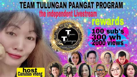 TEAM TULUNGAN PAANGAT Program LS 01 YouTube