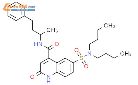 697254 13 0 4 Quinolinecarboxamide 6 Dibutylamino Sulfonyl 1 2