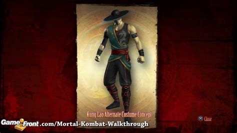 Mortal Kombat - Krypt Guide - Alt. Costume -Kung Lao (BM 38) - YouTube