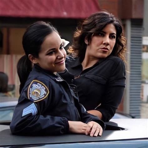 Amy Santiago and Rosa Diaz Brooklyn Nine Nine Brooklyn99 B99 Melissa Fumero and Stephanie ...