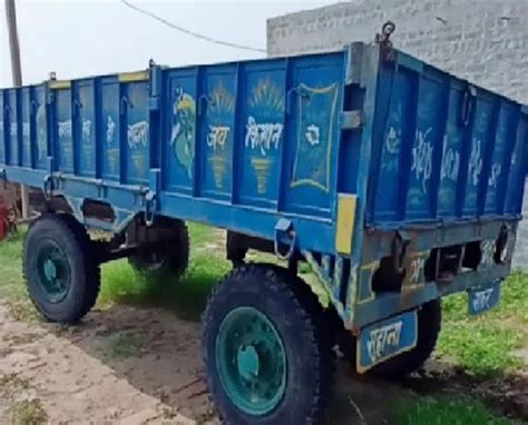 Mild Steel Hydraulic Tractor Trolley For Agriculture At Rs In