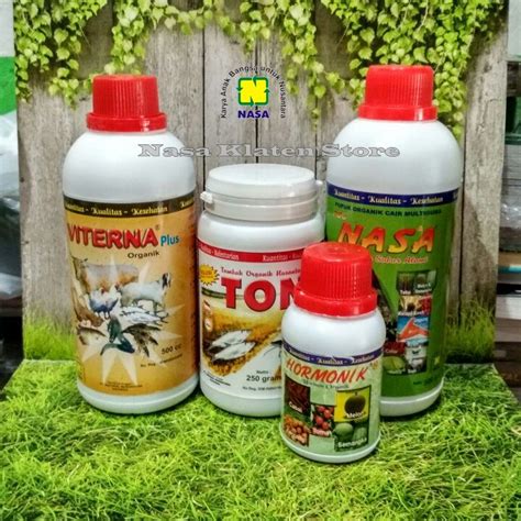 Jual Paket Perikanan Organik TON VITERNA POC NASA HORMONIK