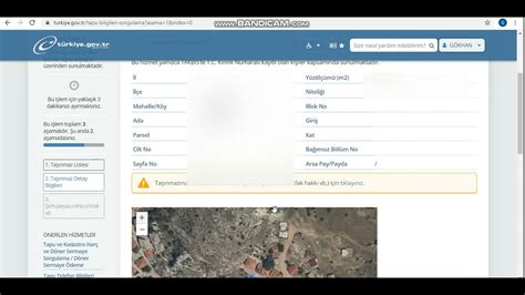 E Devlet Tapu Bilgileri Sorgulama YouTube