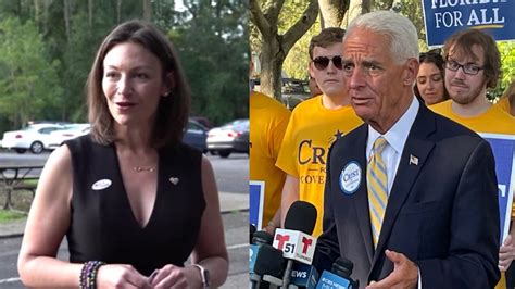 Florida Democratic Primary Fried And Crist Cast Their Ballots Wtsp