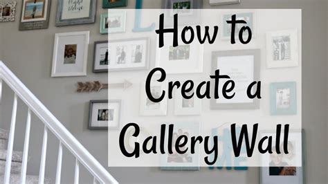 How To Create A Gallery Wall Our New Gallery Wall Home Decor YouTube